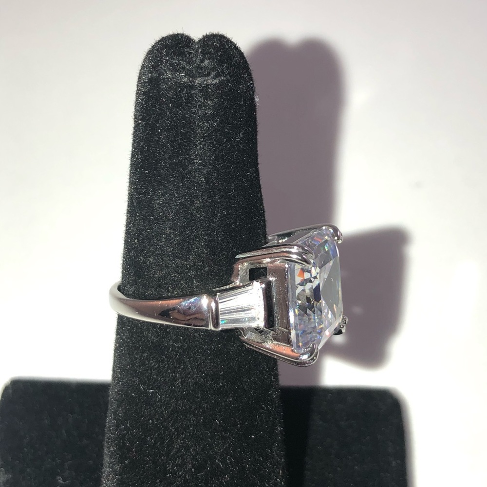 5ct Asscher Cut Ring - Picture 15 of 16